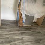 Vinyl flooring install