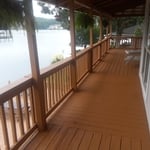 Upper Deck balcony after completion