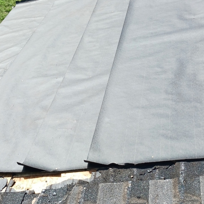 Installation of tar paper