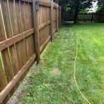 Power washing Fence