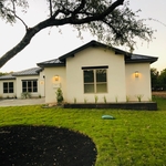 front of the house