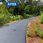 Sealcoating driveway