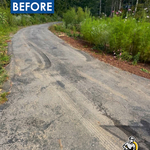 Sealcoating driveway