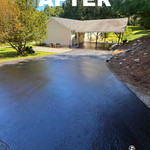 Sealcoating driveway