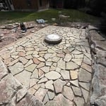 Flagstone patio