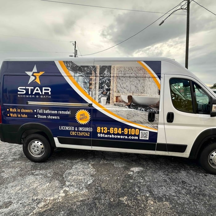 5 Star Shower & Bath Van