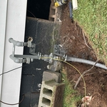 Gas line repair