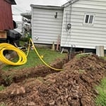 Gas line repair