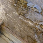 Dirt under carpet