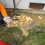 Title Clogged sewer