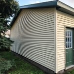 After pressure washing