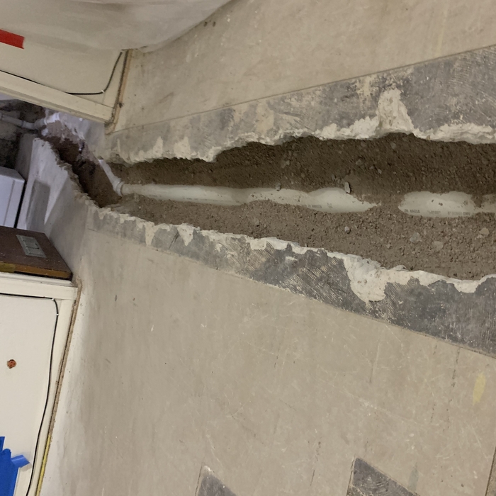 Under ground repipe