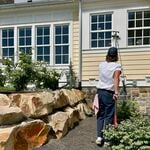 Exterior window cleaning