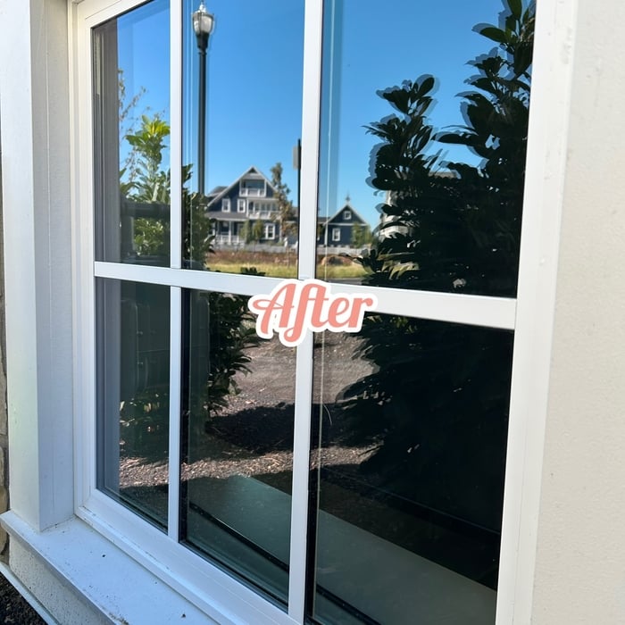 Exterior window cleaning