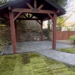 Custom-made pergola