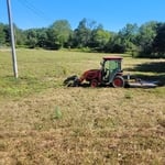 Bush Hogged 1 acre field