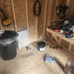 Providing energy to shed.