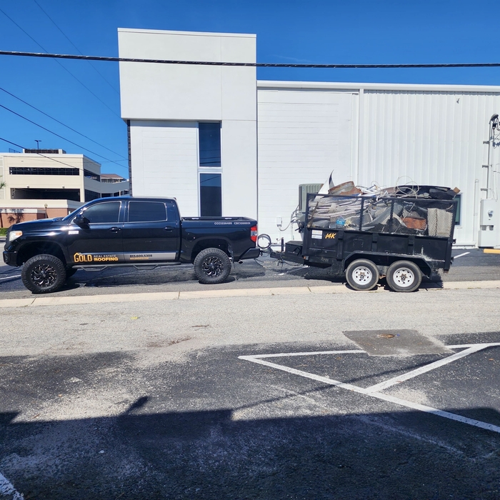 Gold Roofing Trailer