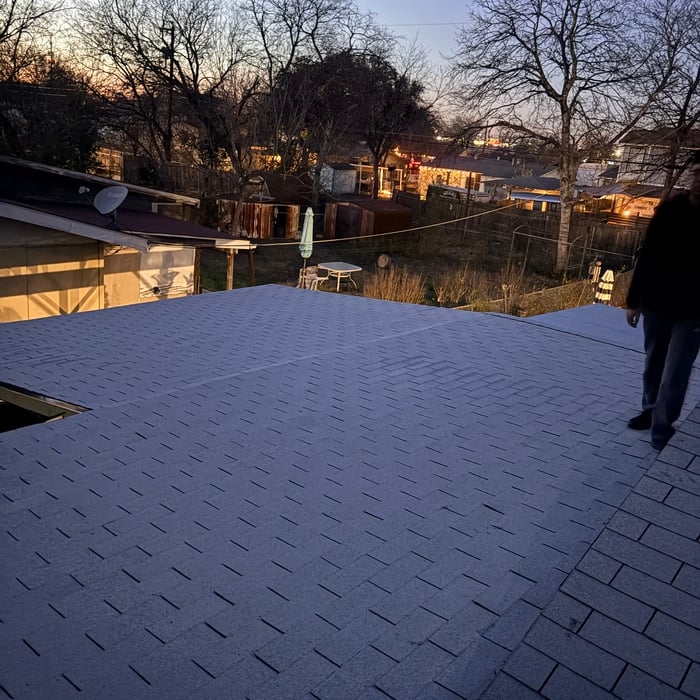 Roof was completed