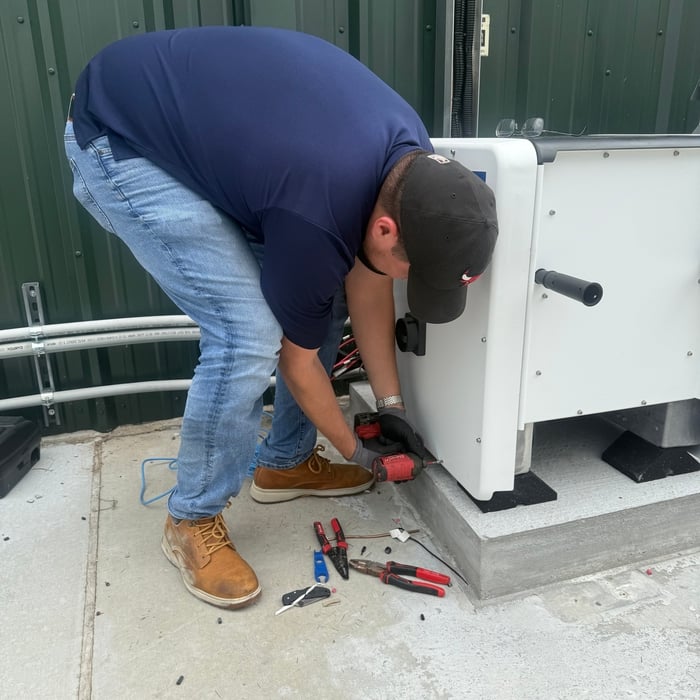 Engineer on action