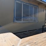 Painted small home