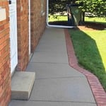 Restored back patio