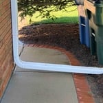 Restored back patio