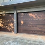 Wood Grain Garage Doors