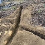 200ft waterline trench