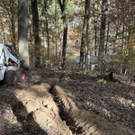 200ft waterline trench