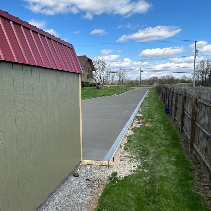 New driveway