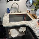 Camper sink replacement