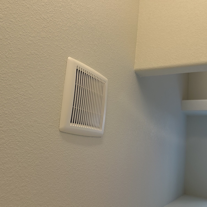 New bathroom exhaust fan