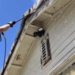 Pressure washing House