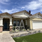 Pressure washing House