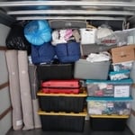 Loading and unloading residential homes