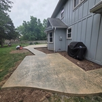Patio- stamped and colored