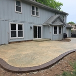 Patio- stamped and colored