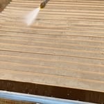 Pressure wash house