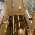 Bathroom floor