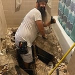 Bathroom floor