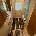 Bathroom floor
