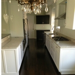 Ebony stained floors