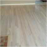 White wash stained floors