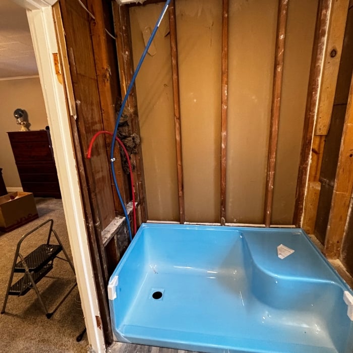 Shower plumbing