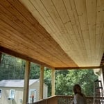New deck and roof