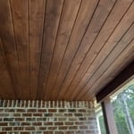 New deck and roof