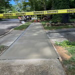 concrete drive way