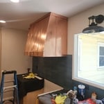 Copper hood vent