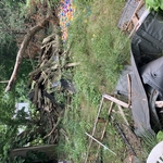 Demolished structure